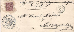 1877-stampato Affrancato 2c.annullo A Punti "Landriano"(pt.5) - Poststempel