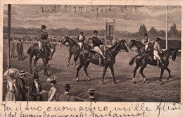 1905-Ascoli Parata Di Cavalli Da Corsa, Con Affrancatura 2c. - Pferde
