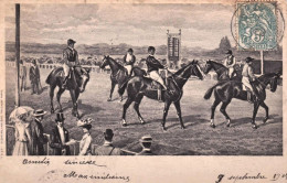 1904-parata Di Cavalli Da Corsa, Con Affrancatura Francese - Reitsport