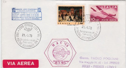 1973-volo Postale Supersonico Con F 104 Istrana Pratica Di Mare Del 21 Settembre - Poste Aérienne