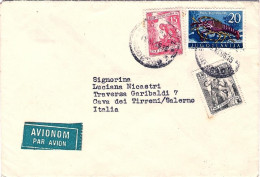 1956-Jugoslavija Jugoslavia Diretta In Italia Affrancata 1d.Elettricista+15d.Rac - Sonstige & Ohne Zuordnung