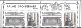 FRANCE 2024 - Palais BRONGNIART - Paris, 97e Congrès De La FFAP - Paire Haut De Feuille Avec Texte  -  Neuf ** - Unused Stamps