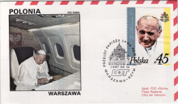 1987-Polonia Dispaccio Speciale Volo Warszawa Del 14 Giugno, Cat.Pellegrini N.51 - Avions