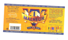 BROUWERIJ DE LANDTSHEER - BUGGENHOUT - MALHEUR - 10 - 2000 MILLENNIUM - 330 ML  -  BIERETIKET  (BE 757) - Bier
