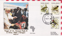 1989-Malawi S.S. Giovanni Paolo II^ In Africa Visita A Lilongwe Del 5 Maggio - Malawi (1964-...)