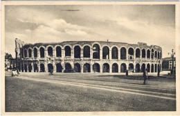 1934-annullo Meccanico Mostra Rivoluzione Fascista Su Cartolina Verona L'arena A - Verona