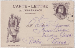 1918-Francia Carte Lettre De L'esperance Viaggiata - Briefe U. Dokumente