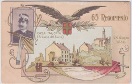 1900ca.-65^reggimento Casa Majotta (S.Lucia Del Tione) - Patriotic
