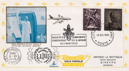 1969-Vaticano Visita Papale A Ginevra Svizzera Di Paolo VI - Airmail