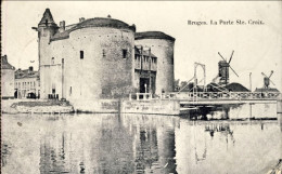 1915-Belgio Bruges La Porte Ste.Croix Ann. K.D.Feldpostexp. Ersatz. Division - Autres & Non Classés