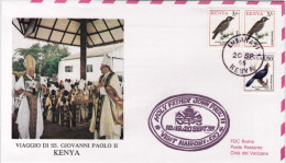 1995-Kenya Rientro Visita Papale Da Nairobi Di S.S.Giovanni Paolo II - Airmail