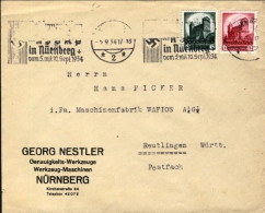 1934-Deutsches Reich Letter With Franking Michel No. 546/7 - Cartas & Documentos