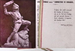 1918-Lega Nazionale Delle Seminatrici Di Coraggio-monumento Nella Caserma 5^ Alp - Patriotic