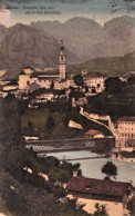 1917-Belluno Panorama Della Citta'con Le Alpi Dolomitiche - Belluno
