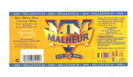 BROUWERIJ DE LANDTSHEER - BUGGENHOUT - MALHEUR - 10 - 2000 MILLENNIUM - 33 Cl  -  BIERETIKET  (BE 758) - Cerveza