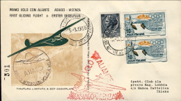 1956-catalogo Pellegrini N.685 Euro 40, I^volo Con Aliante Del 15 Agosto Asiago- - Poste Aérienne