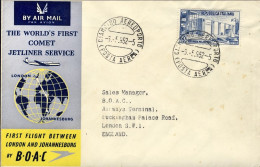 1953-catalogo Pellegrini N.462 Euro 220, I^volo BOAC Roma Londra Del 6 Maggio 70 - Luftpost