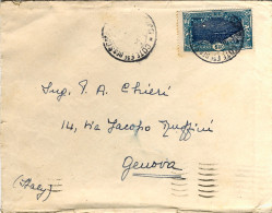 1935-Costa Dei Somali Busta Diretta In Italia Affr. 1,50fr.ponte Ferroviario Di  - Covers & Documents