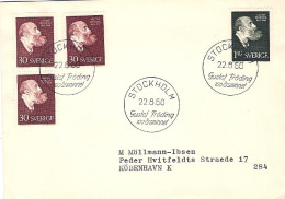 1960-Svezia S.4v."G.Froding,poeta"su Fdc Illustrata - FDC