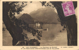 Postcard France Lac D' Annecy Duingt Castle - Autres & Non Classés