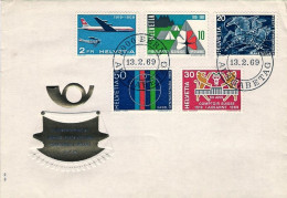 1969-Svizzera S.5v."Serie Di Propaganda"su Fdc Illustrata - Ohne Zuordnung