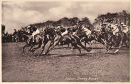 1930circa-Gran Bretagna Epsom Derby Races Cartolina Non Viaggiata - Horses