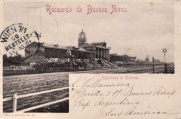 1901-Argentina Recuerdo De Buenos Aires Hipodromo De Palermo, Diretta A Vienna - Argentinien