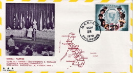 1970-Filippine Visita Paolo VI Al Campus Dell'universita' S.Tommaso Conferenza E - Philippines