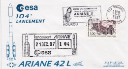 1997-Francia France Cat.Lollini K 876 IV Tir D'Intelsat Apres Le Precedent Envoi - 1961-....