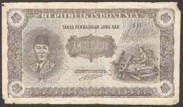 Oeang Republik Indonesia (ORI) 40 Rupiah President Soekarno P-33 1948 VG - Indonesia