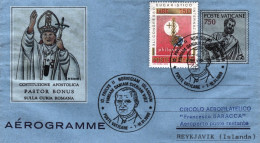 1989-Vaticano Reykjavik (Islanda) Dispaccio Aereo Straordinario Del 1 Giugno, Ca - Airmail