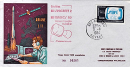 1984-Francia France Centro Spaziale Di Kourou (Guyana Francese) Lancio (con Succ - 1961-....