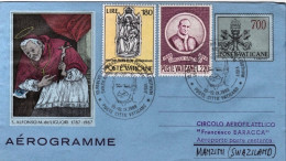 1988-Vaticano Manzini (Swaziland) Dispaccio Aereo Straordinario Del 10 Settembre - Poste Aérienne