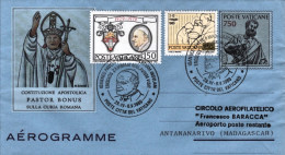 1989-Vaticano Antananarivo (Madagascar) Dispaccio Aereo Straordinario Del 28 Apr - Airmail