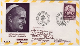 1970-dispaccio Aereo Speciale Vaticano Djakarta Indonesia Visita S.S. Paolo VI I - Indonesia