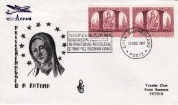 1970-Vaticano Fatima Portogallo Pellegrinaggio Di S.S. Paolo VI Fdc Venetia Viag - FDC