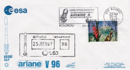 1997-Francia France Cat.Lollini K 836 Nouvelle Mise En Orbite D'un Satellite Int - 1961-....