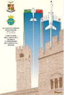 1998-San Marino Cartolina Illustrata 75 Anniversario Dell'aeronautica Militare C - Poste Aérienne