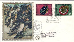 1974-busta Illustrata Fdc S.2v."Associazione Nazionale Bersaglieri" - FDC