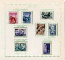 Italia 1951 Annata Completa 29 Valori Usati (vedi Descrizione) - Vollständige Jahrgänge