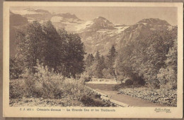 CPA SUISSE - ORMONTS DESSUS - La Grande Eau Et Les Diablerets - TB PLAN Cours D'eau - Ormont-Dessus 