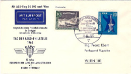 1963-Germania Berlino Per La Giornata Della Aerofilatelia EAPC - Lettres & Documents