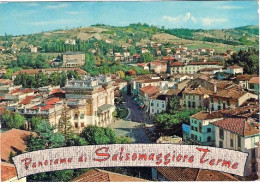 1975-cartolina Panorama Di Salsomaggiore Terme Affrancata L.70 Associazione Inte - 1971-80: Marcophilia