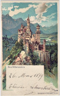 1899-Germania Cartolina Neu Schwanstein Nuova - Other & Unclassified