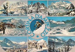 1979-cartolina Cortina D'Ampezzo Affrancata L.120 Natale 77 - 1971-80: Marcophilia