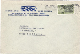 1978-busta Con Intestazione Commerciale Affrancata L.170 Propaganda Per La Fedel - 1971-80: Marcophilia