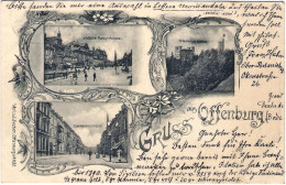 1899-Germania Cartolina Gruss Aus Offenburg Viaggiata - Autres & Non Classés