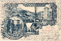 1899-Germania Cartolina Berchtesgaden Grand Hotel Mit Villa Walheim Viaggiata - Other & Unclassified