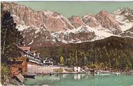 1911-Germania Cartolina Hotel Et Pension Eibsee Viaggiata - Other & Unclassified