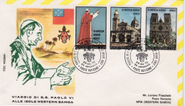 Vaticano-1970 Apia Samoa Dispaccio Speciale Viaggio Papale Sua Santita' Paolo VI - Airmail
